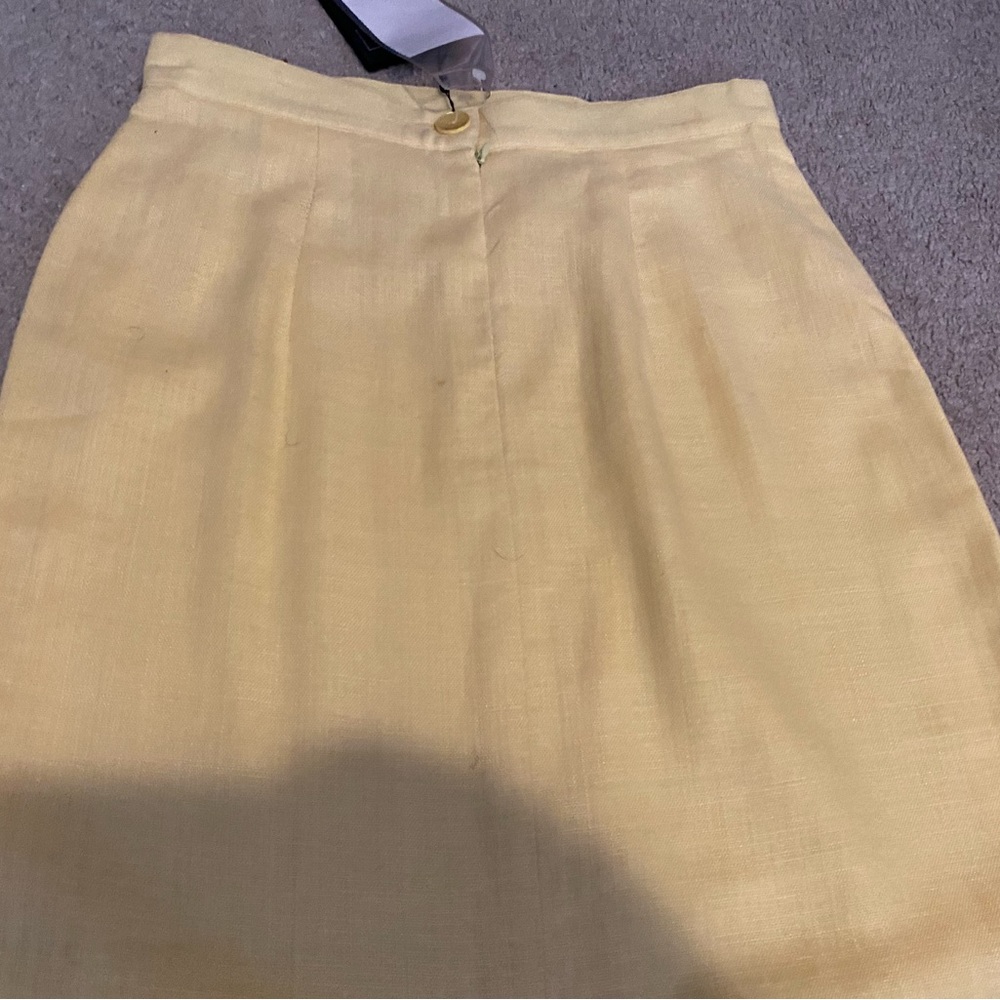 NWT Vintage Stapf women’s yellow suit - Picture 12 of 16